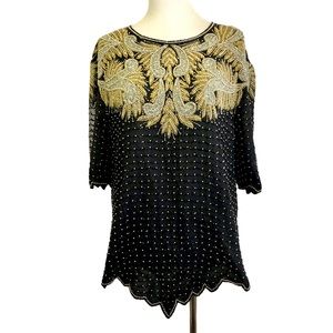 sparkly evening tops plus size
